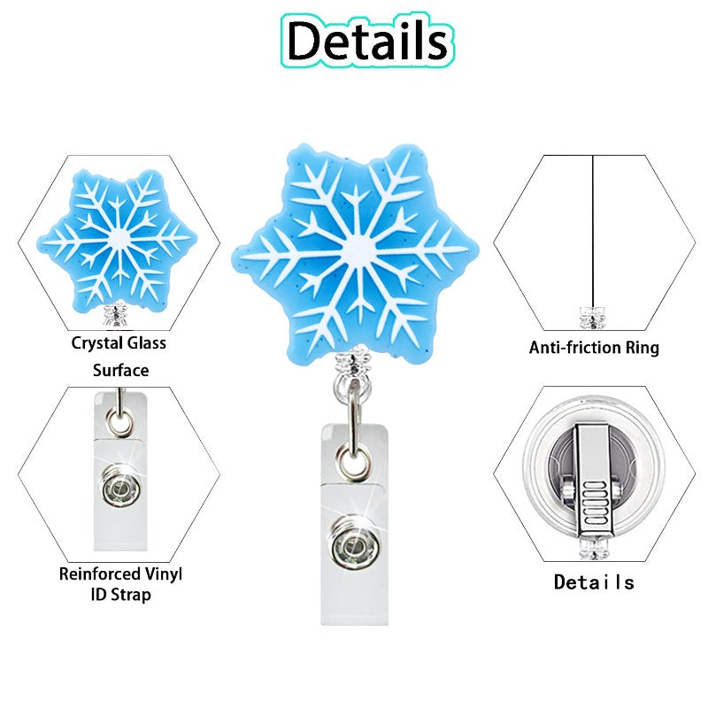 Wholesale Snowflake Telescopic Keychain